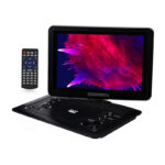 MiziView 14 Inch Portable CD DVD Player with 270°HD Screen, Supports CD/DVD/SD Card/USB, 6 Hours Built-in Rechargeable Battery-Black