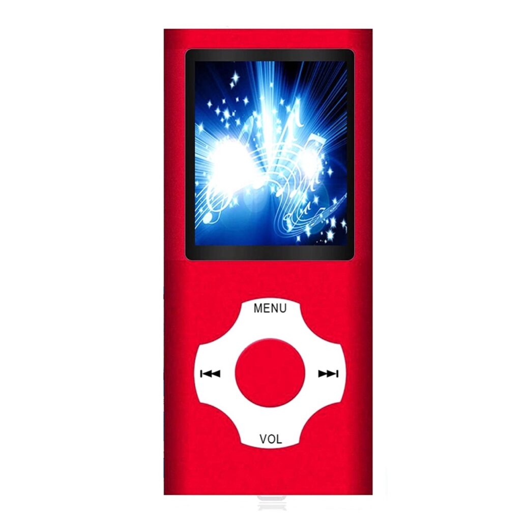 JustTunes 1.8Inch Digital LCD Screen with Mini USB Port, FM Radio, and