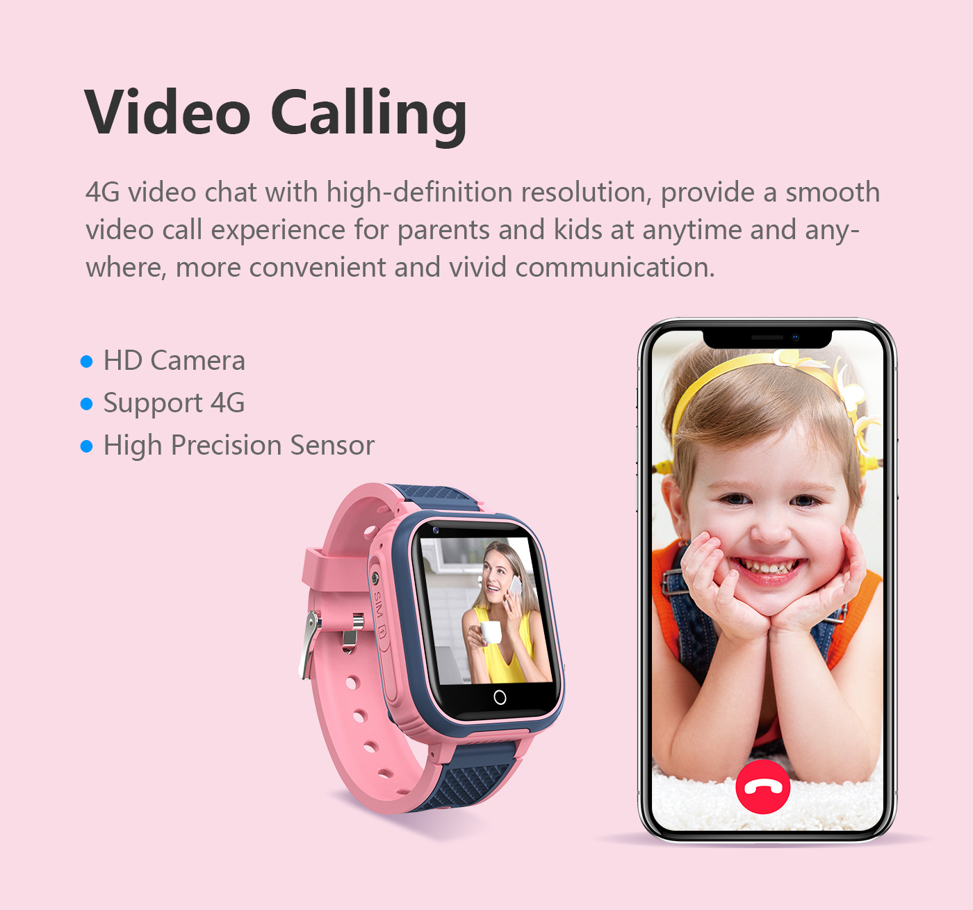 Smart watch best sale video calls