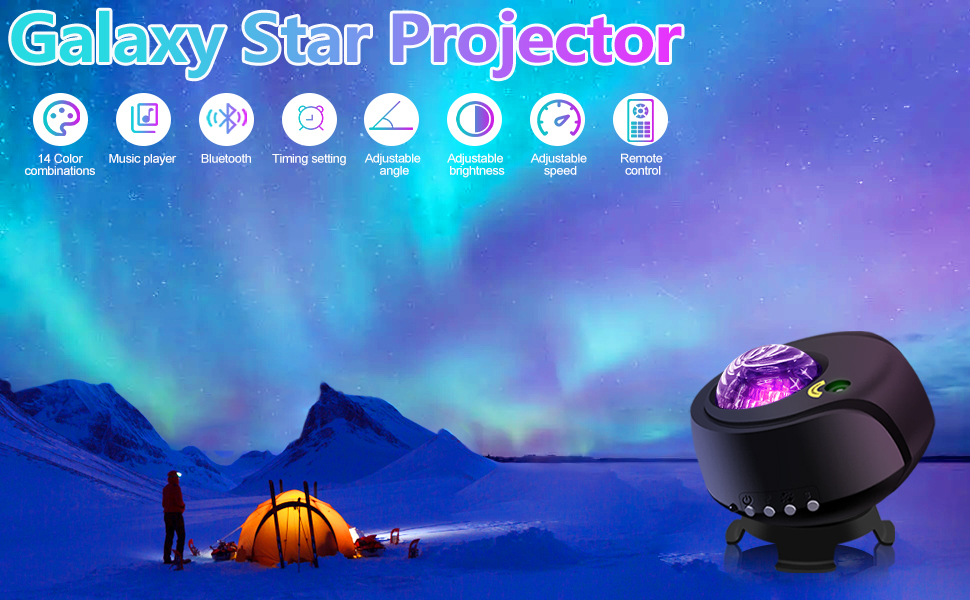 galaxy lights star projector