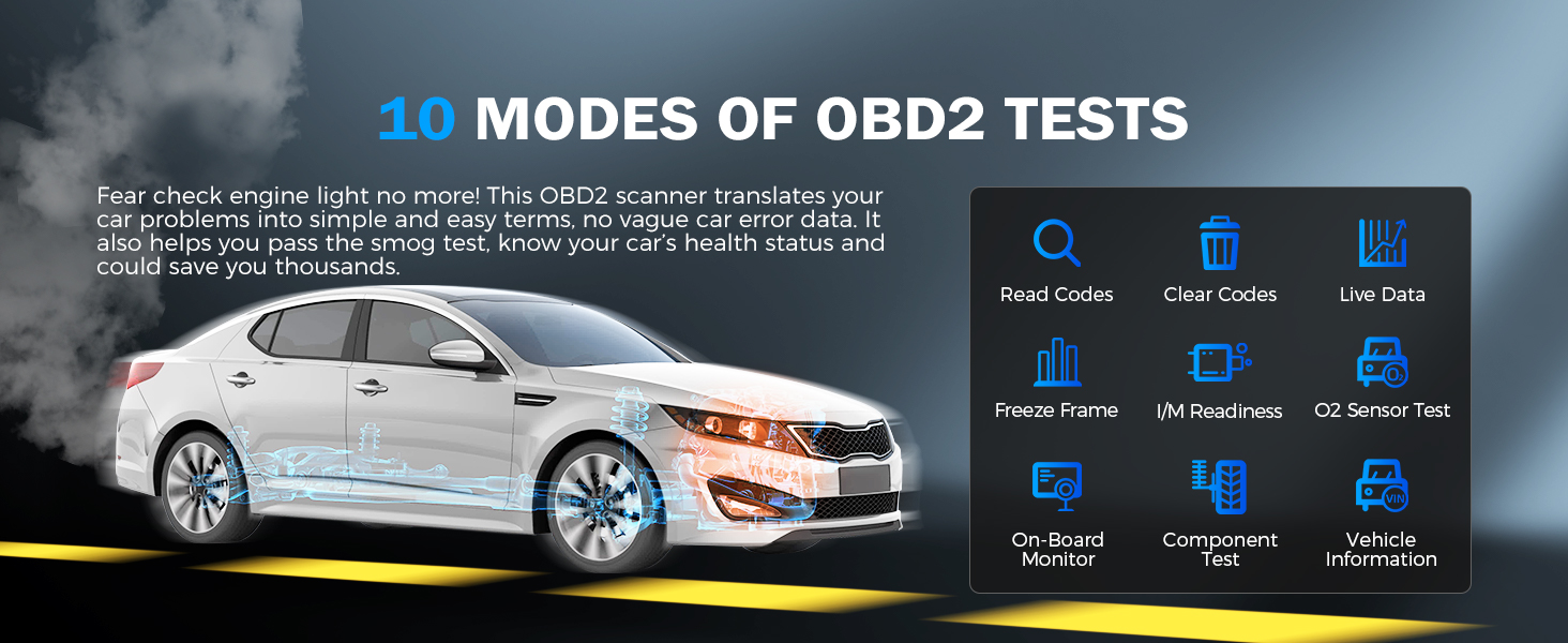 obd2 scanner diagnostic tool check engine code readers&scan tools scanner for car scanner para autos