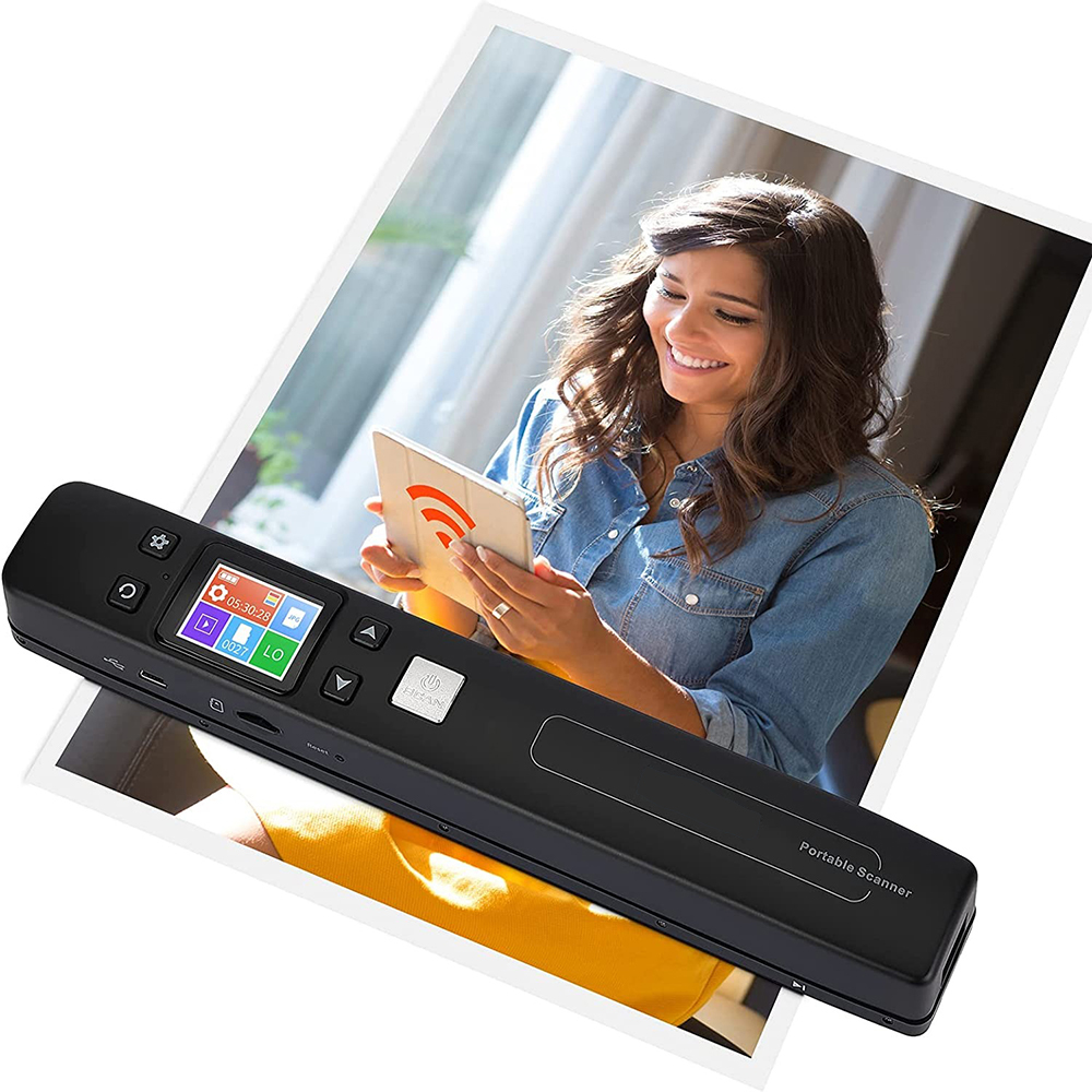 Imagilux 1050DPI Portable Photo Scanner for Documents, Pictures, and