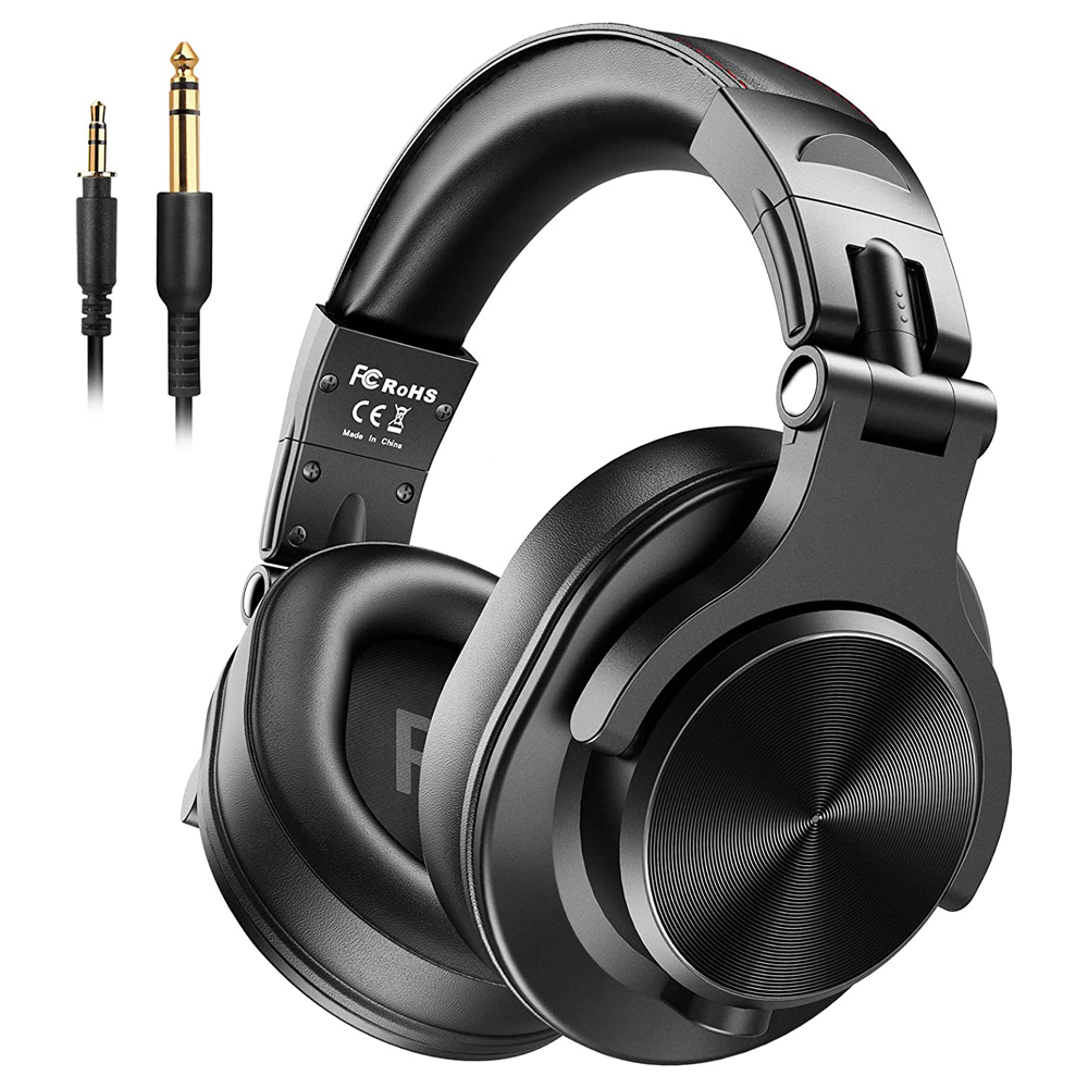 StudioMax Over Ear Studio Headphones Bluetooth, 72H Playtime, HiRes