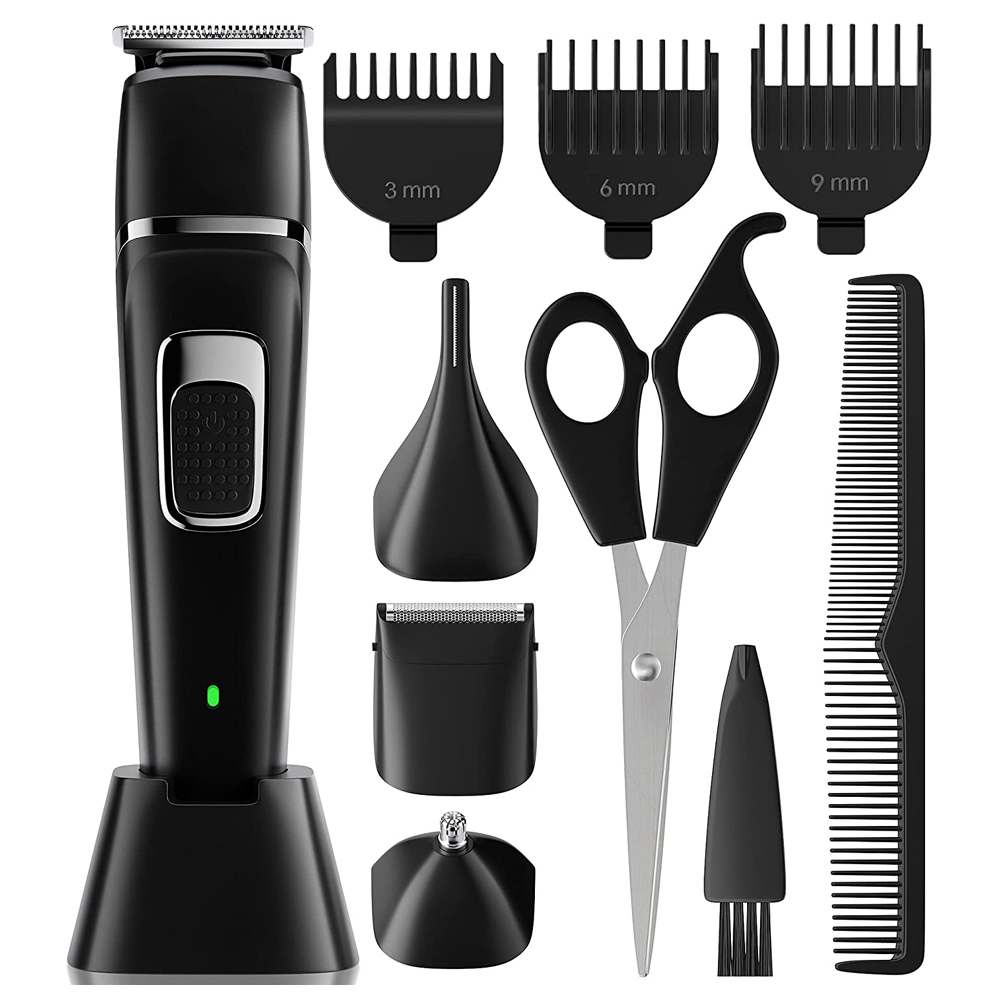 GroomZilla Men's Beard Grooming Kit Electric Beard Trimmer and Hair