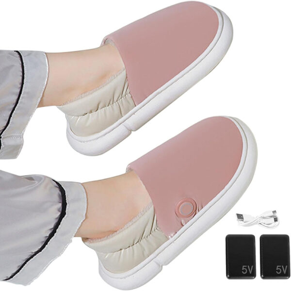 SoleBliss Plush Heated Slippers USB Powered Deep Heat Slippers 