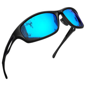 Black Frame Blue Lens