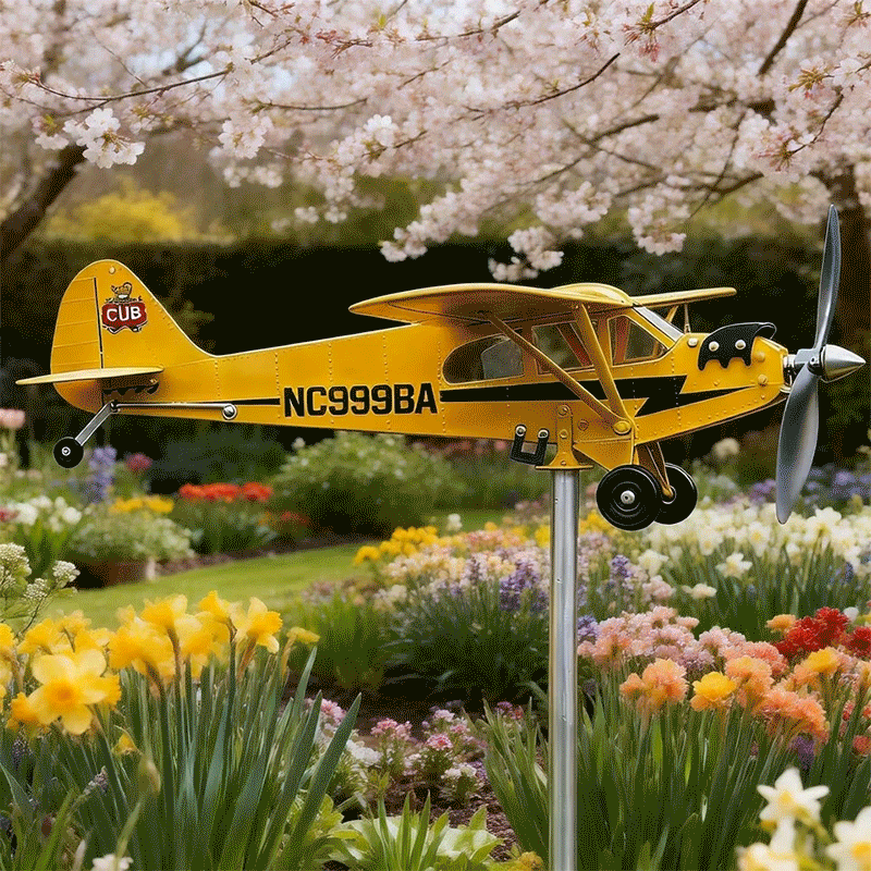 A Vintage Aircraft That Brings Your Garden to Life
