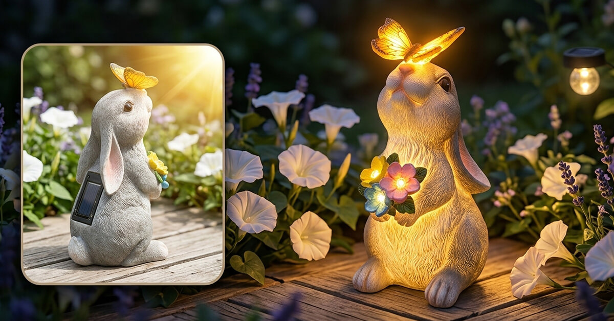 Glows Automatically for Up to 10 Hours Nightly
