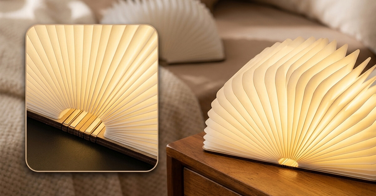 Folds 360° into stunning flower-like shapes
