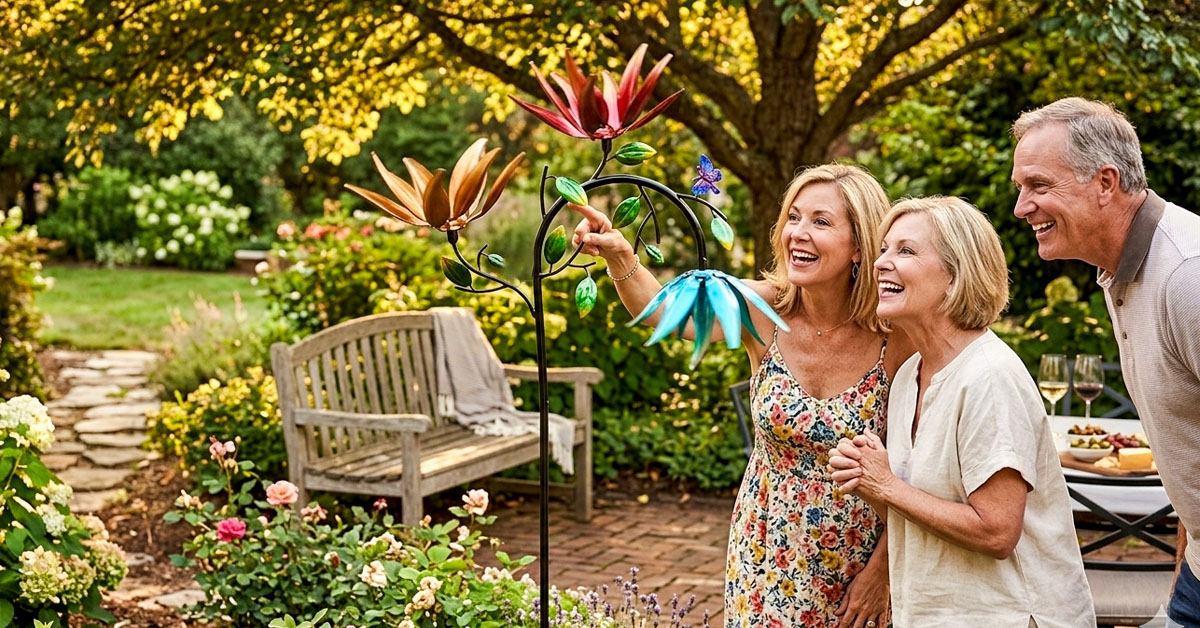 Intricate Flower And Butterfly Design Dazzles Guests
