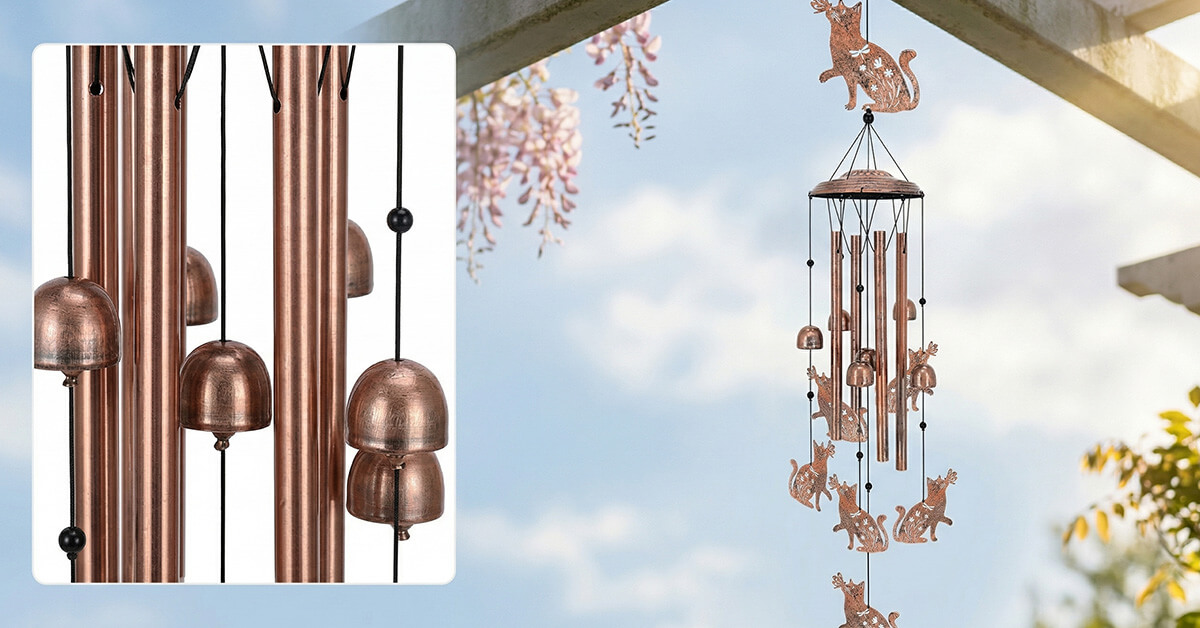 Soothing Aluminum Tubes Create Crisp, Resonant Natural Melodies