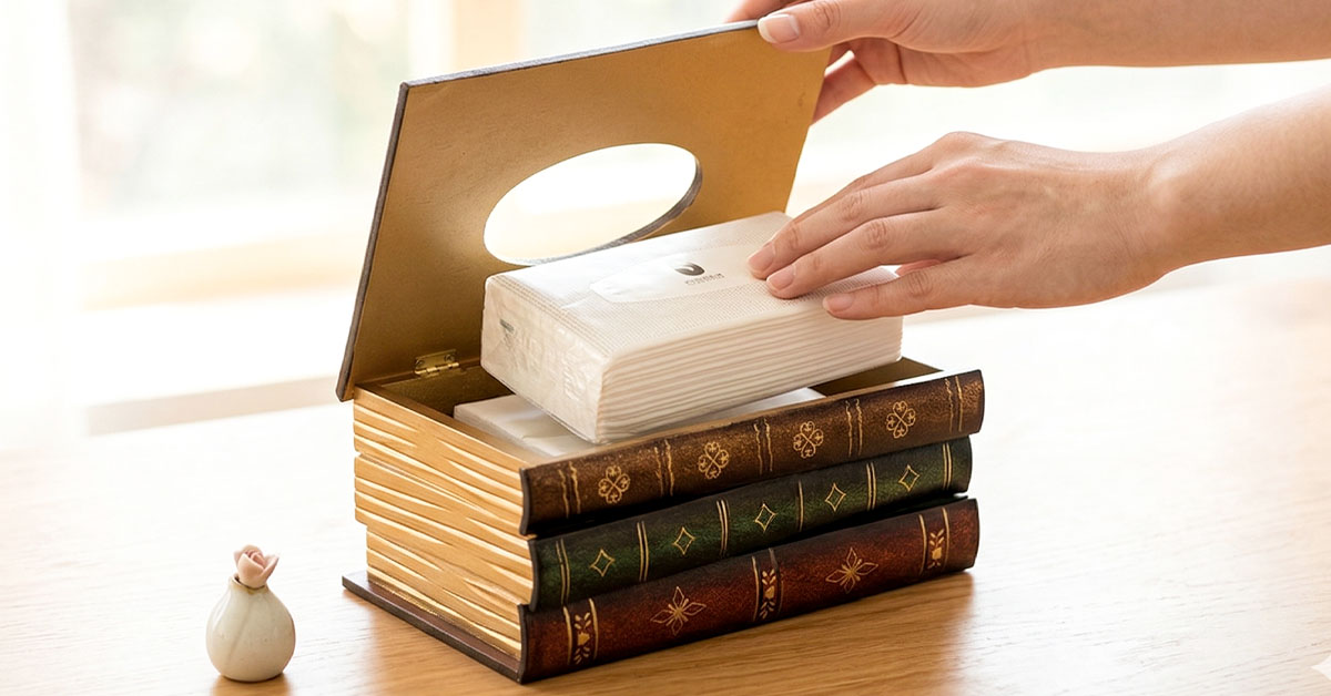 Top Opens Easily For Quick Tissue Refills