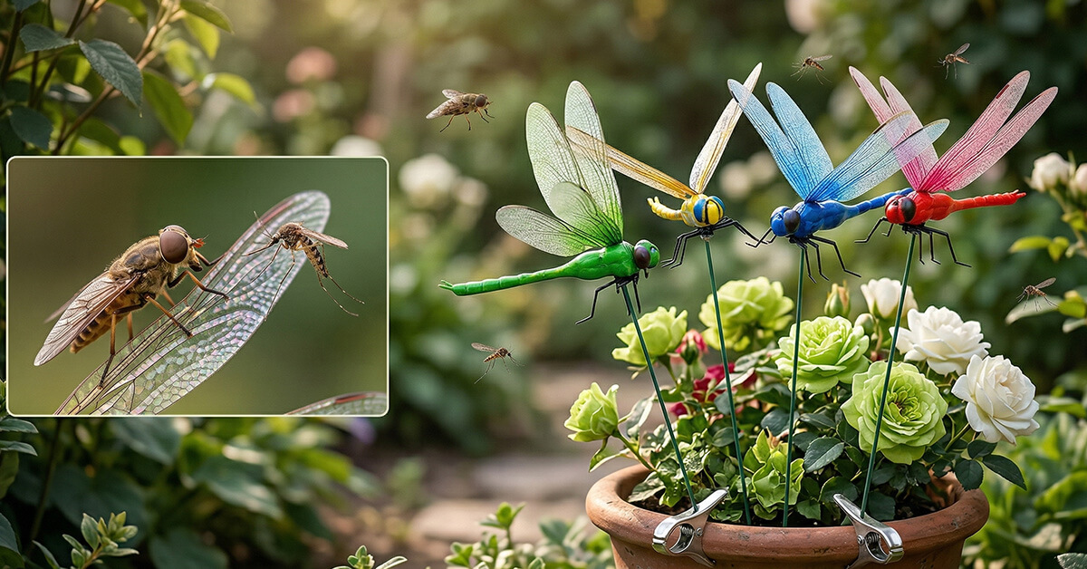 Repels Horseflies, Flies, and Mosquitoes Naturally