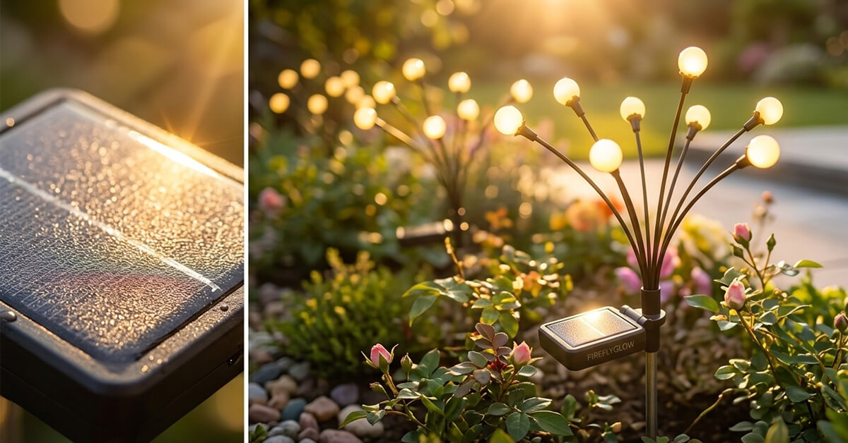 Charges Automatically In Sunlight — No Wiring Needed