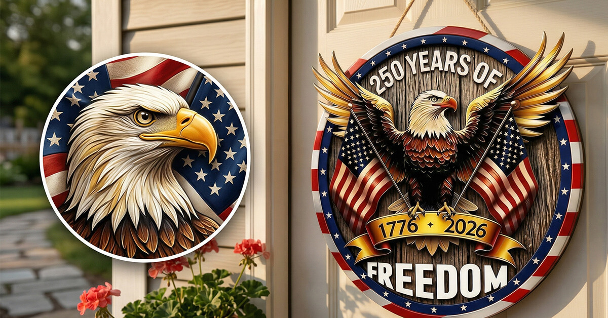 Bold Eagle Design Commands Attention From The Street