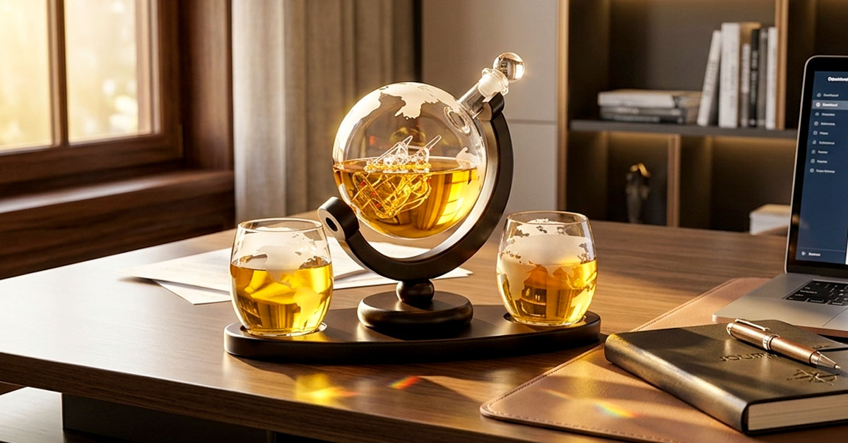 Elevates Any Home Bar or Office Instantly