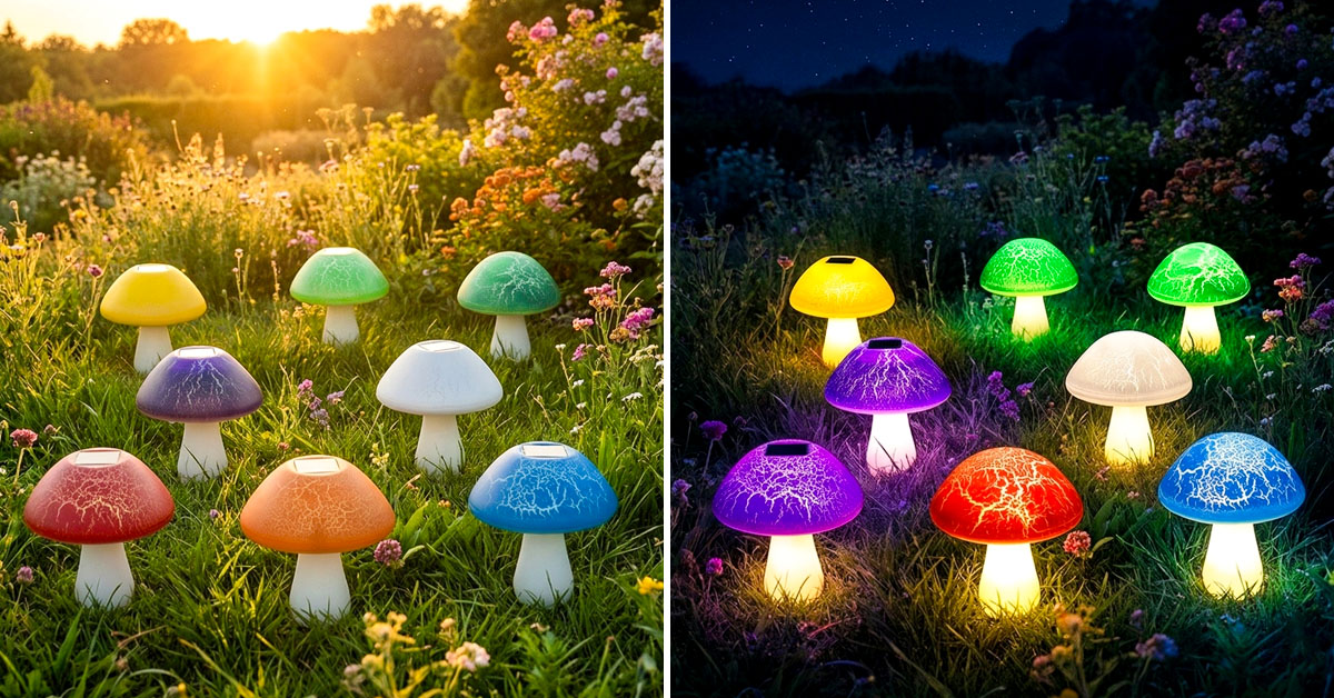 Lights Up Automatically With Solar-Powered Convenience