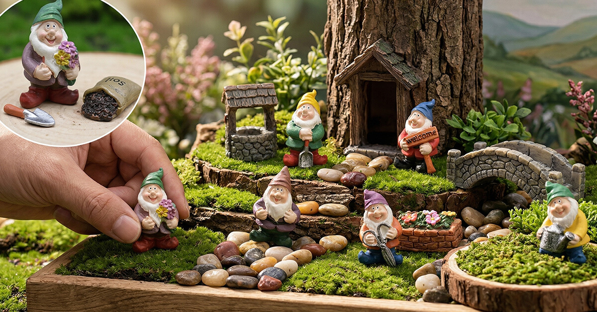 Inspires Creative DIY Miniature Garden Worlds
