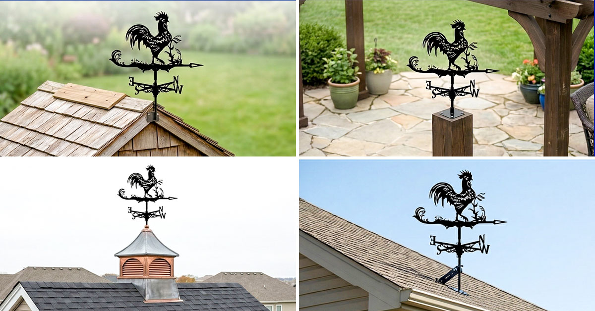 Suits Sheds, Patios, Cupolas, and Roof Mounts