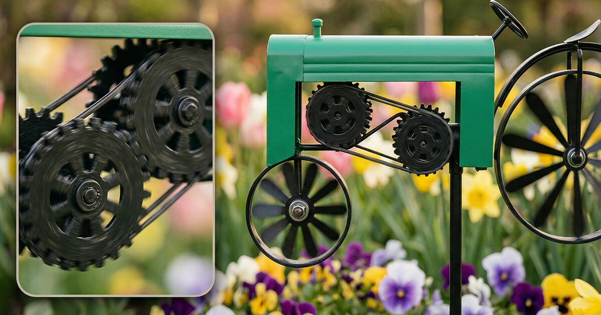Working Side Gears Create Real Mechanical Motion