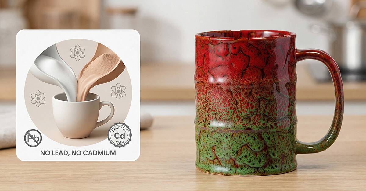 Lead-Free, Cadmium-Free Ceramic for Worry-Free Sipping