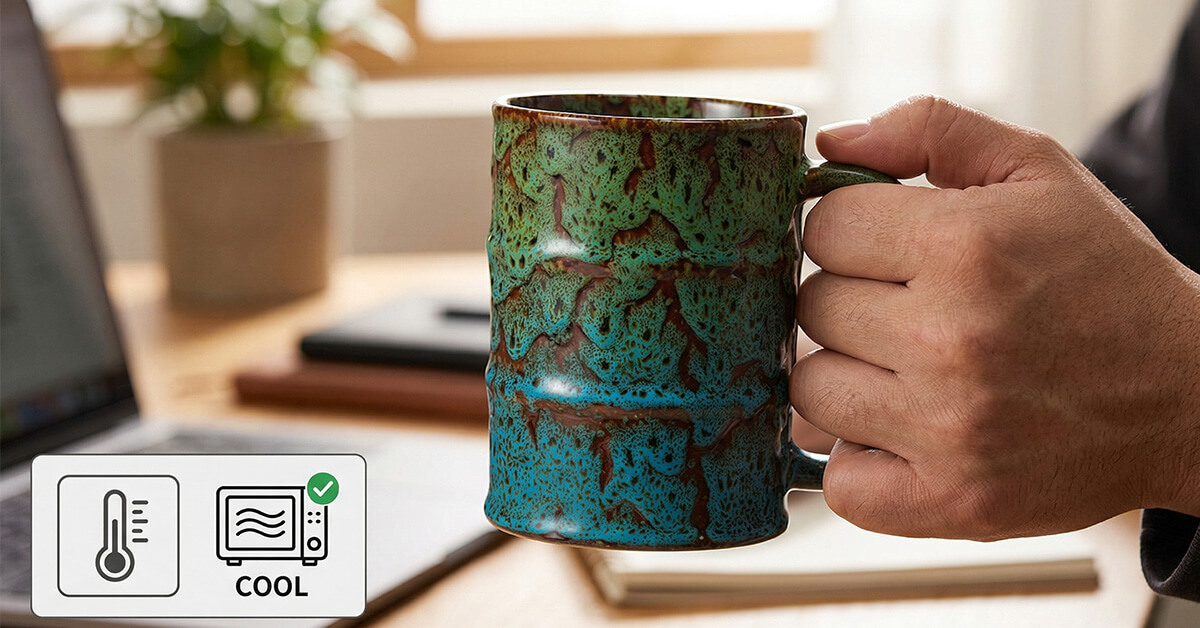 Cool-Touch Handle Designed for Larger Hands