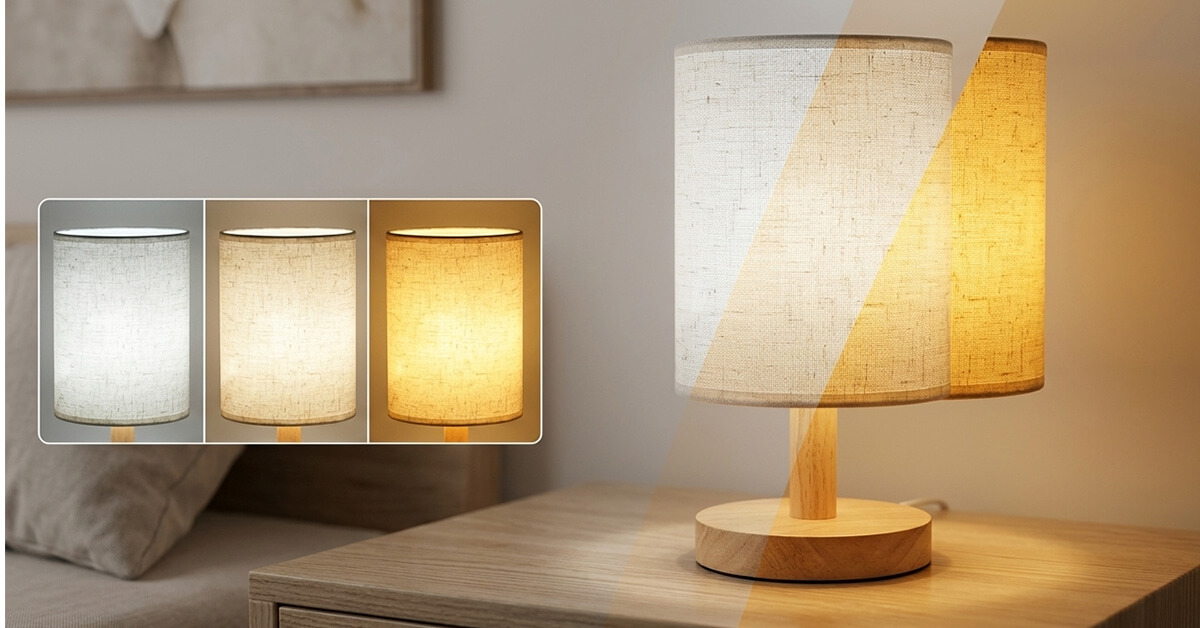 Dims to 3 Colors for Perfect Ambiance