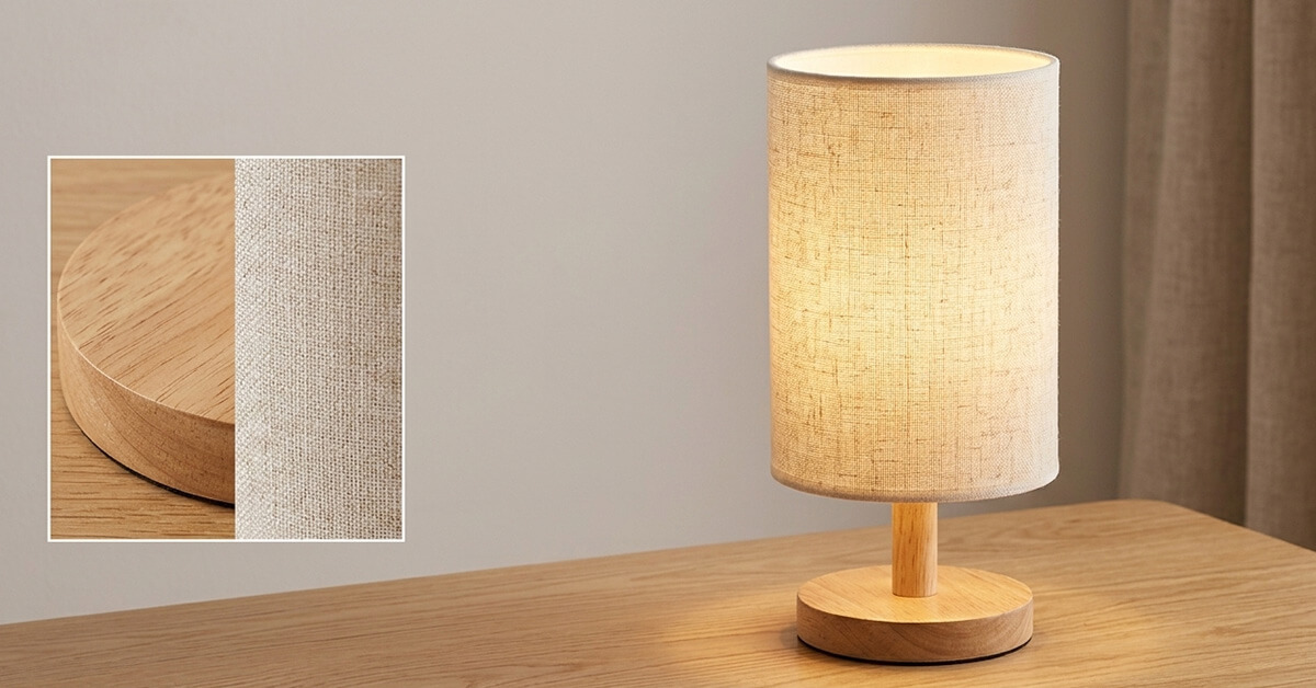 Handcrafted Solid Wood and Linen Design