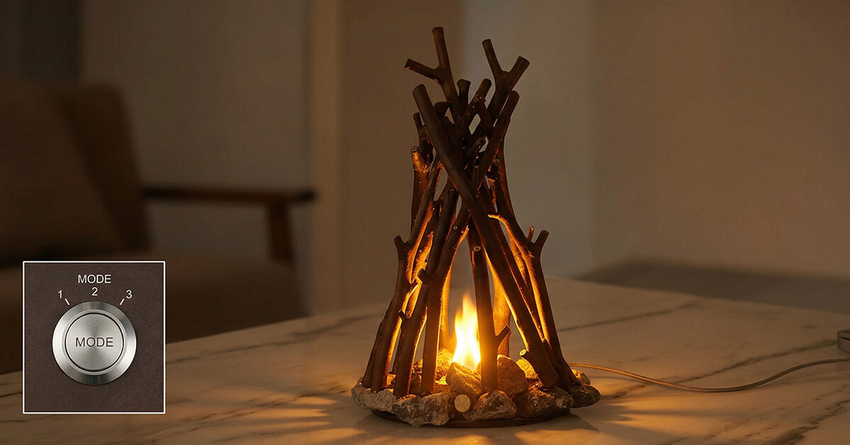 Realistic Flickering Flame — No Smoke, No Hassle