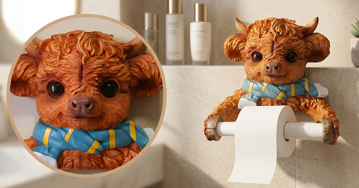 Charming Cow Design Elevates Any Room's Décor