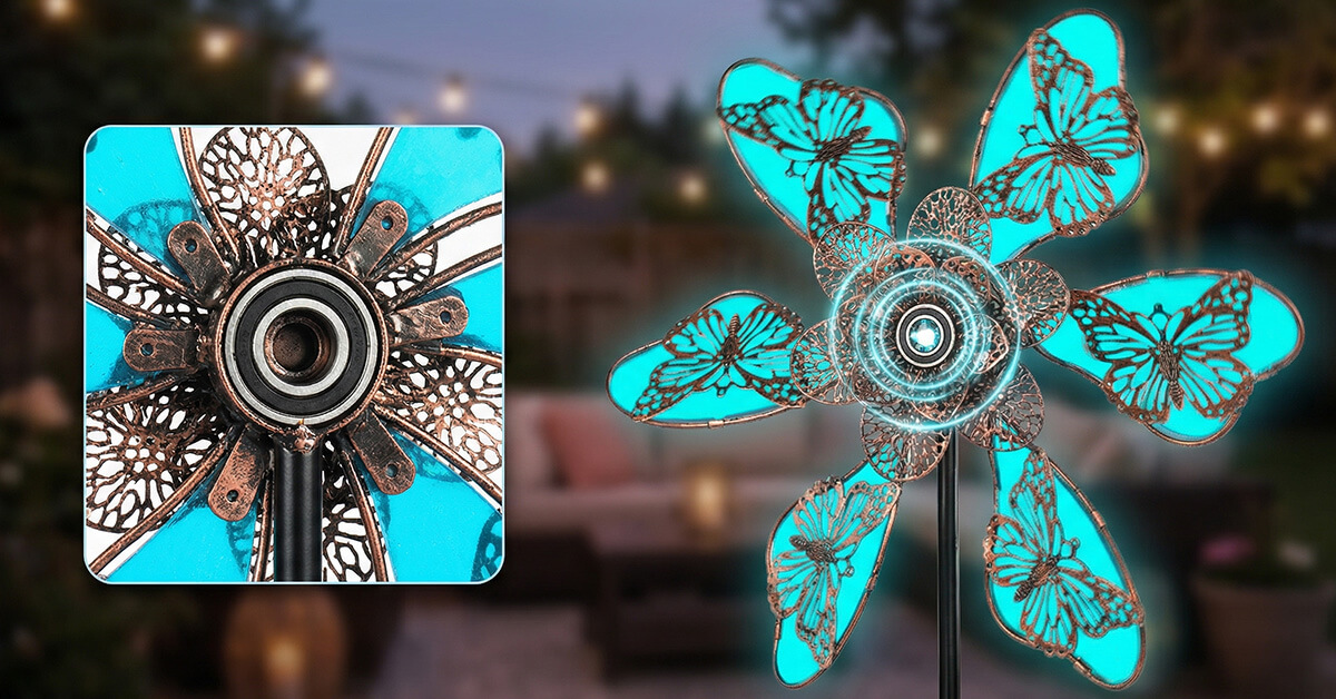 Spins Effortlessly in Even the Lightest Breeze