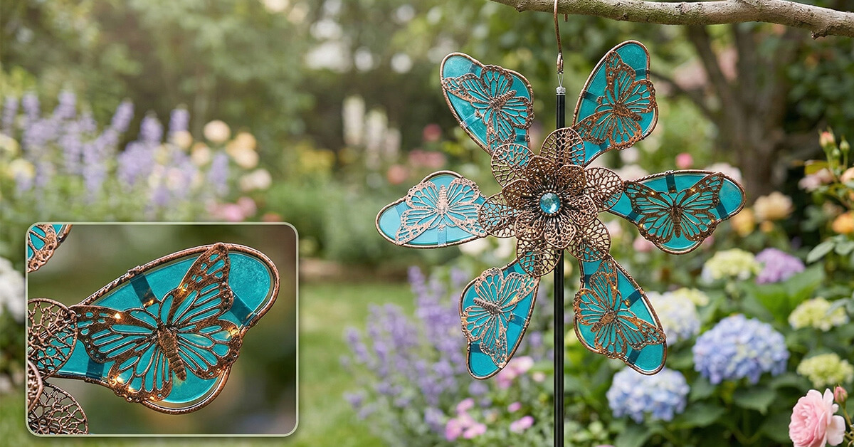 NightFlutter's Butterfly Design Adds Instant Elegance Outdoors