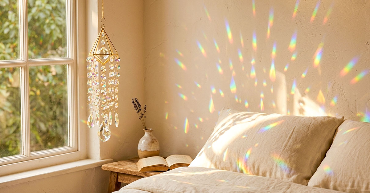 Transforms Sunlight into Dancing Rainbow Wall Art