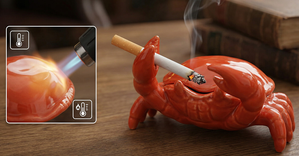 Heat-Resistant Ceramic Withstands Daily Smoking Use