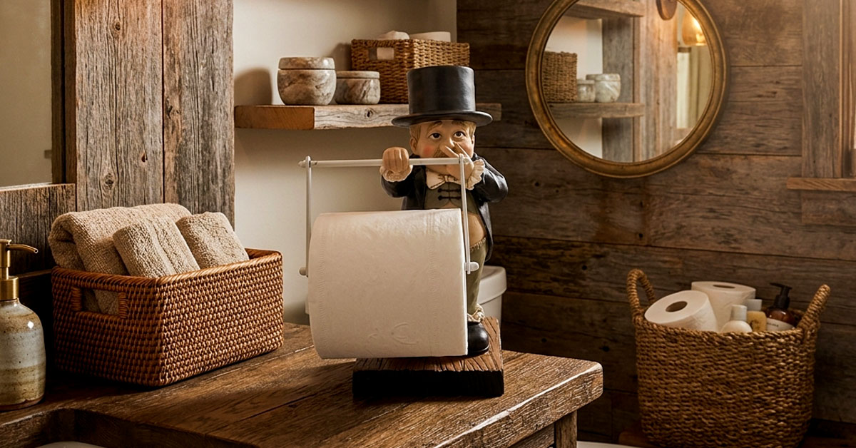 Adds Instant Character To Any Bathroom Decor