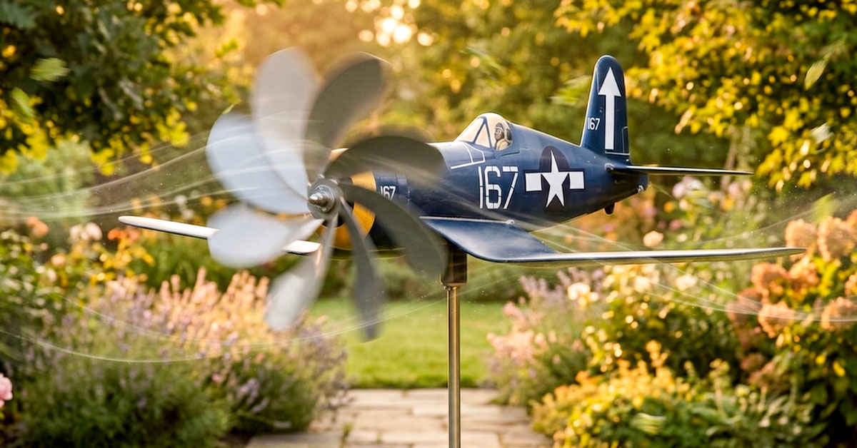 Spins Gracefully Using Wind Power Alone