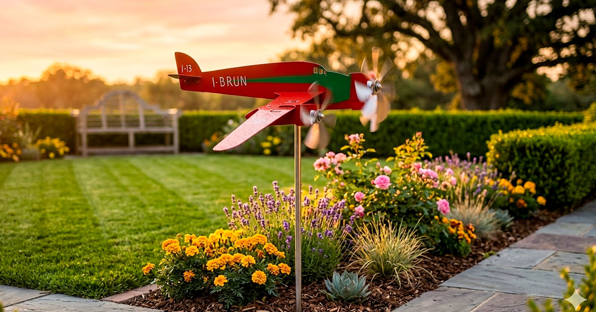 Bold Red Finish Adds Vibrant Outdoor Elegance