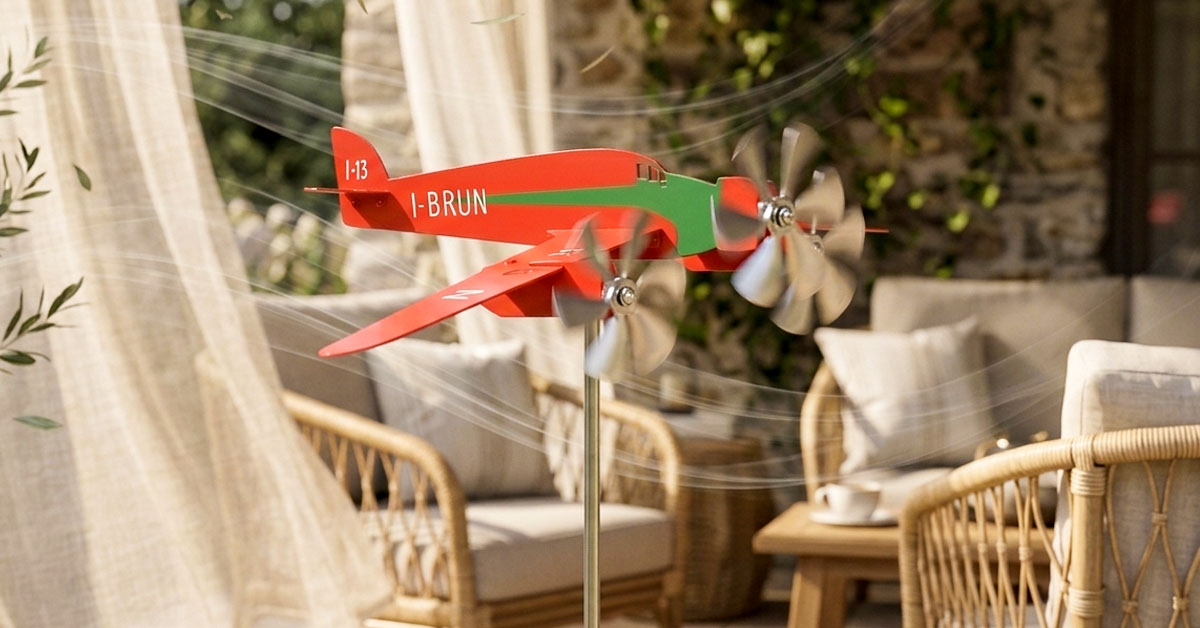 SkyWhirl Spins Smoothly — Indicating Live Wind Direction