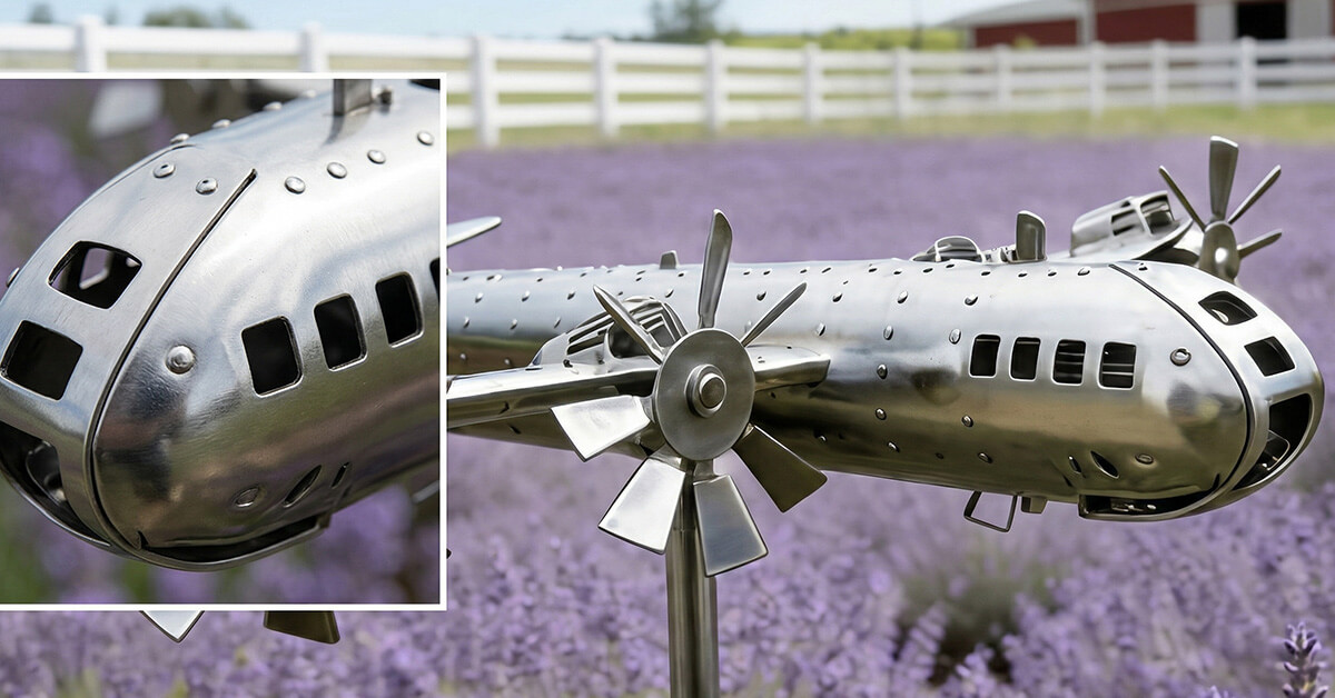 Authentic B-29 Rivet And Cockpit Details Included