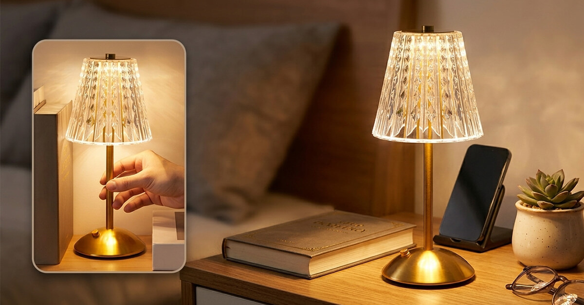 Compact SparkShade fits any room perfectly
