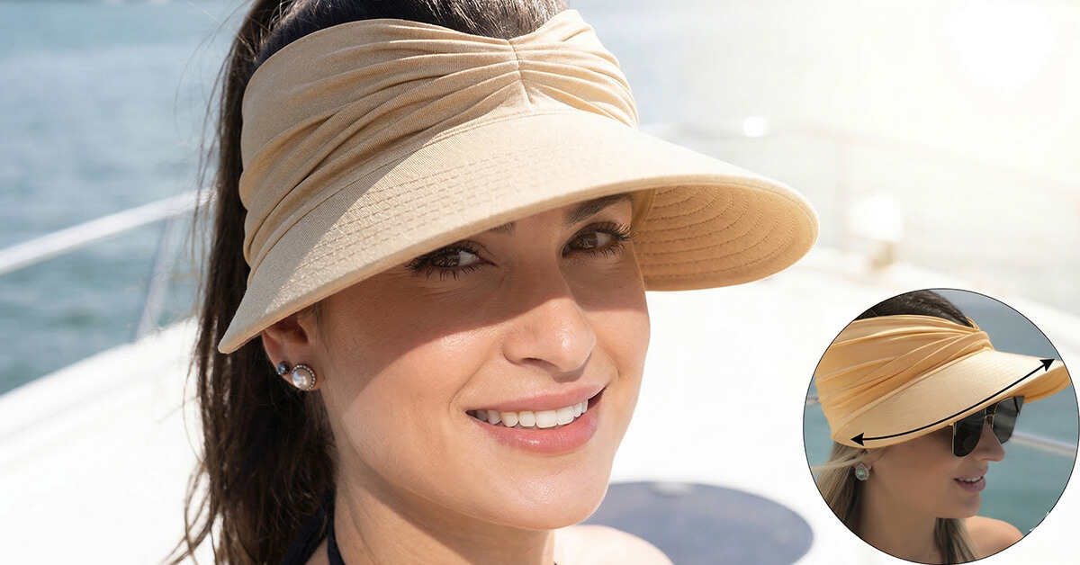 Wide 3.8-inch brim shields face and eyes