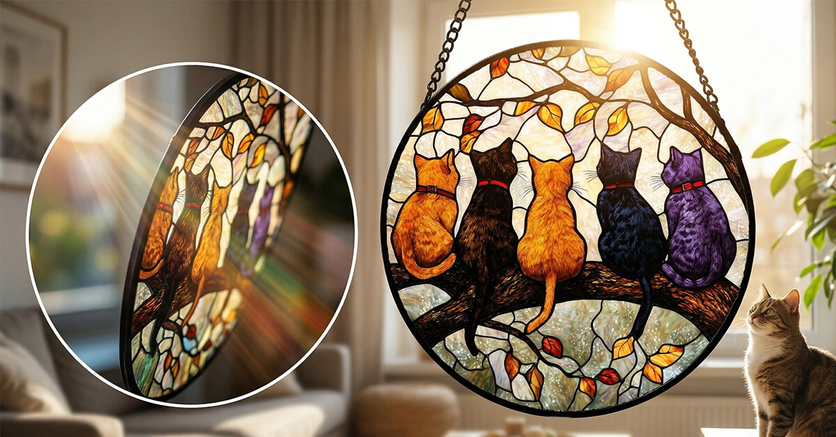 Captivates with Vibrant, Rich Double-Sided Light Transmission