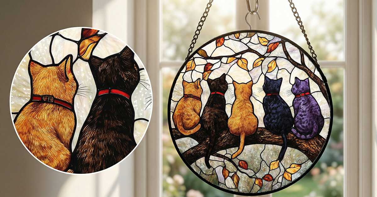 Features Lifelike Treetop Cats with Stunning Detail