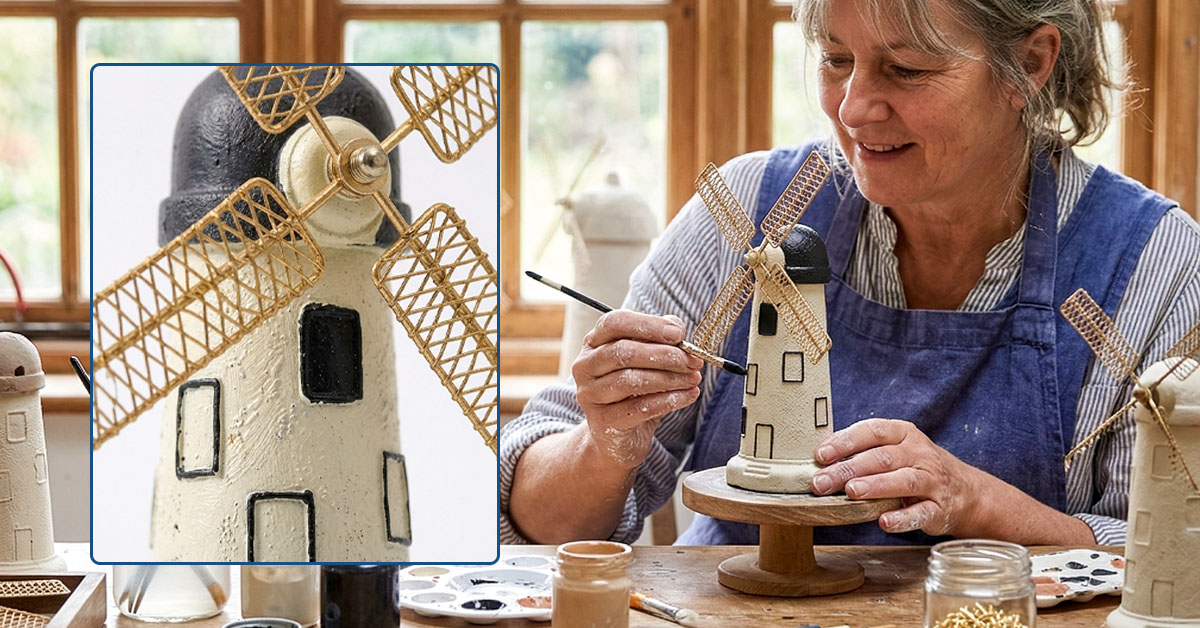 Hand-Painted Details On Every TulipMill Statue