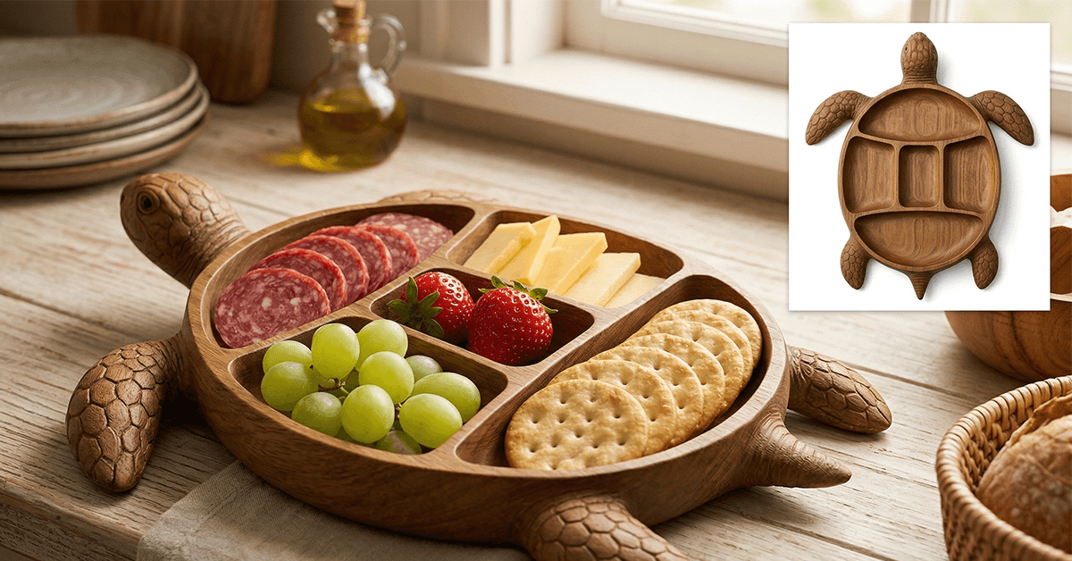 Keeps Flavors Neatly Separated in Divided Compartments