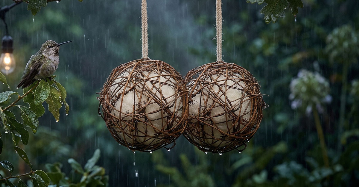 Natural Rattan Construction Withstands Rain And Wind