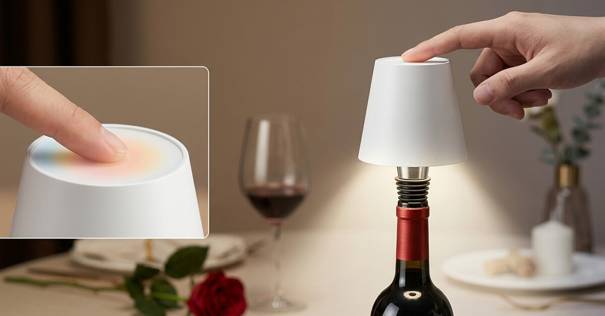 Touch-Control Switches 3 Color Temperatures Instantly