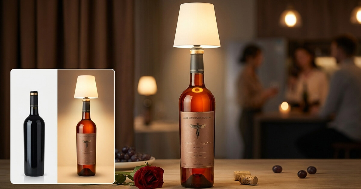 Transforms Any Bottle Into Stylish Ambient Lighting