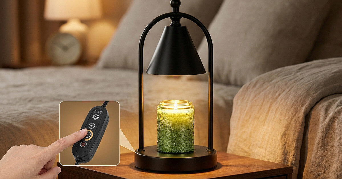 Dimmable Brightness Controls Wax Melting Speed Precisely