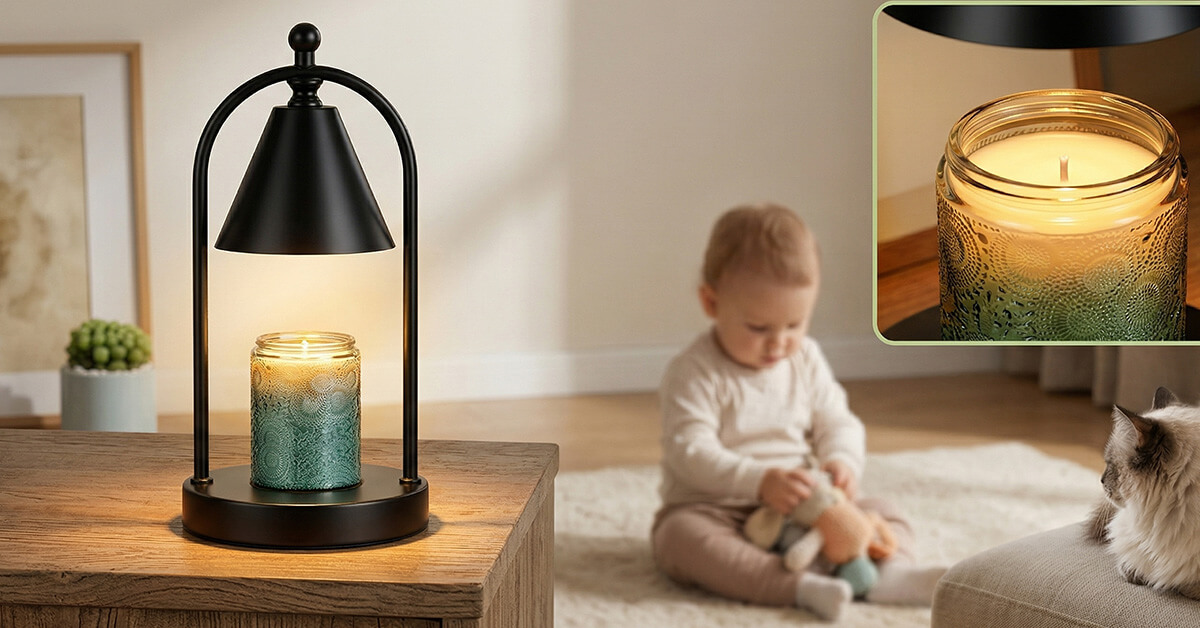 Flame-Free Design — Safer For Kids And Pets